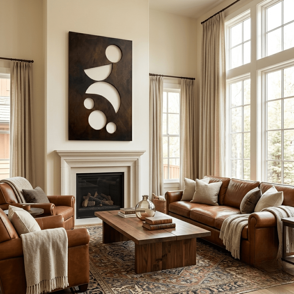 The Orbit - Metal Wall Art - Umber - Anthem Classic