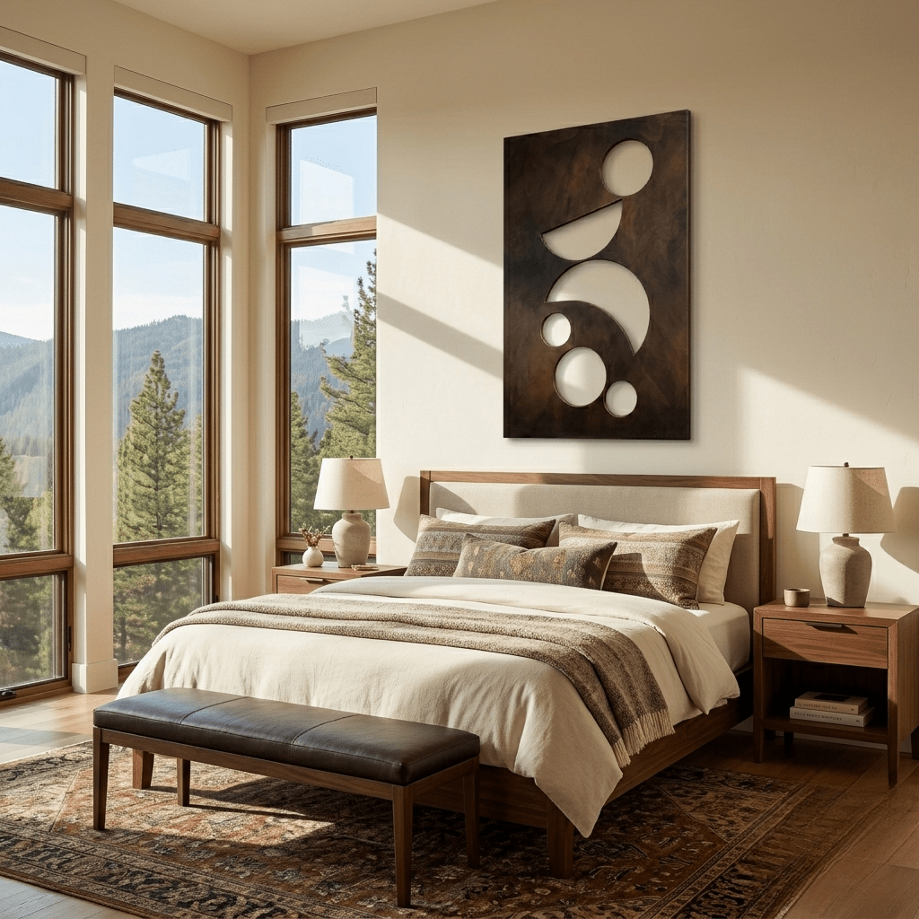 The Orbit - Metal Wall Art - Umber - Anthem Classic