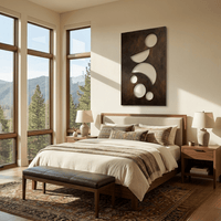 The Orbit - Metal Wall Art - Umber