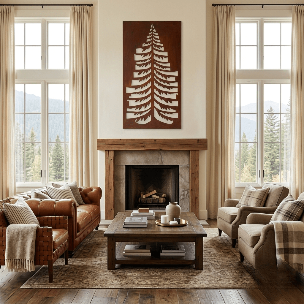 The Oregon Douglas Fir - Metal Wall Art - Oxide - Anthem Classic