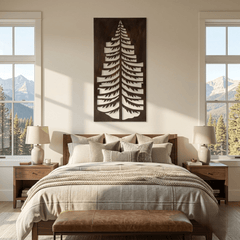 The Oregon Douglas Fir - Metal Wall Art - Umber - Anthem Classic