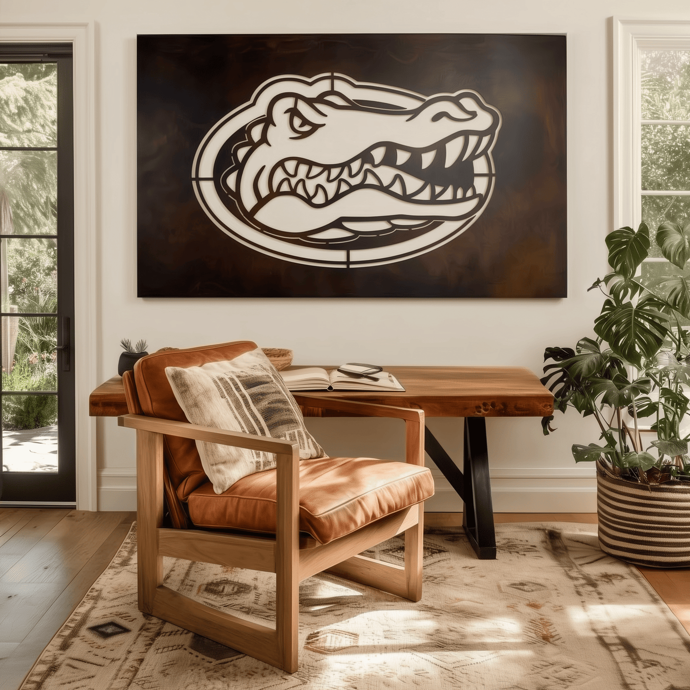 The Oval Gator - Metal Wall Art - Landscape - Anthem Classic