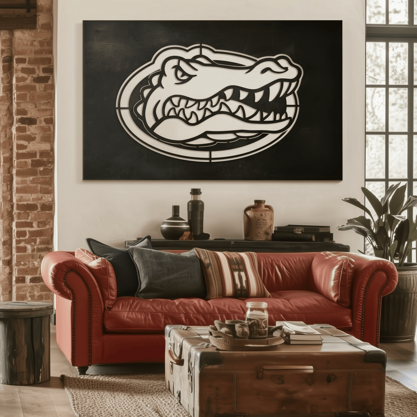The Oval Gator - Metal Wall Art - Landscape - Anthem Classic