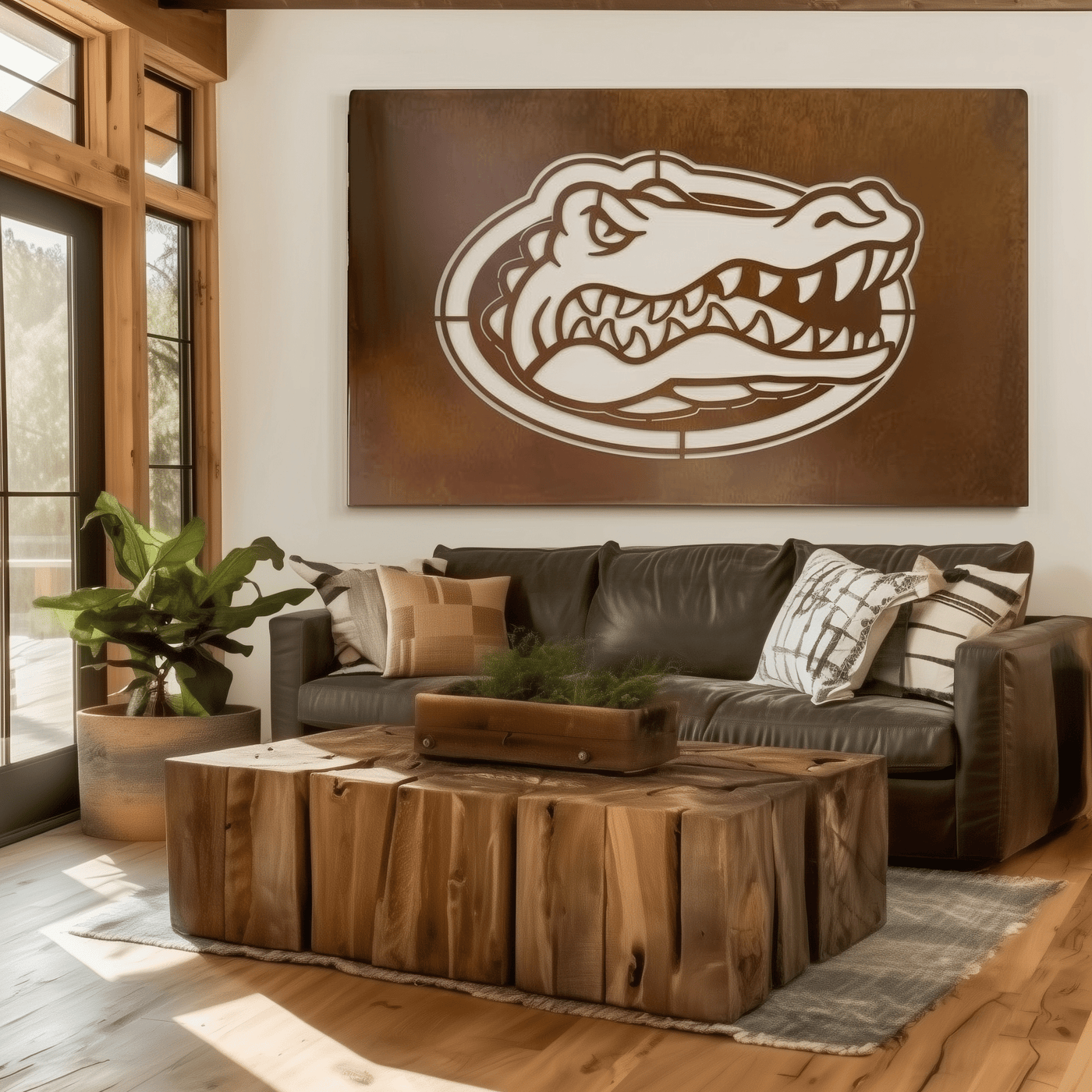 The Oval Gator - Metal Wall Art - Landscape - Anthem Classic