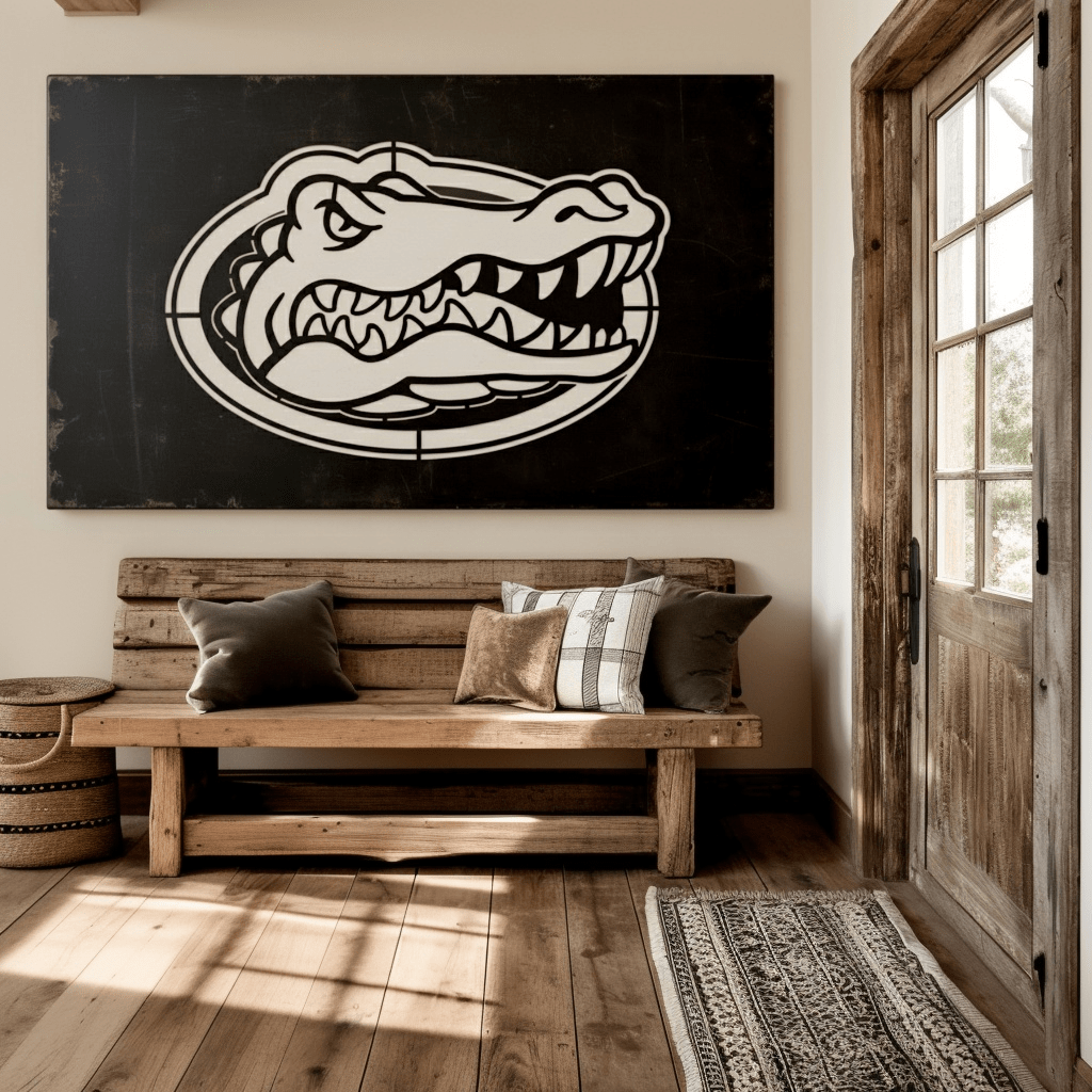 The Oval Gator - Metal Wall Art - Landscape Forge - Anthem Classic