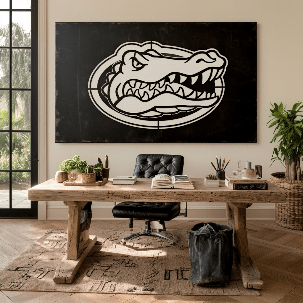 The Oval Gator - Metal Wall Art - Landscape Forge - Anthem Classic