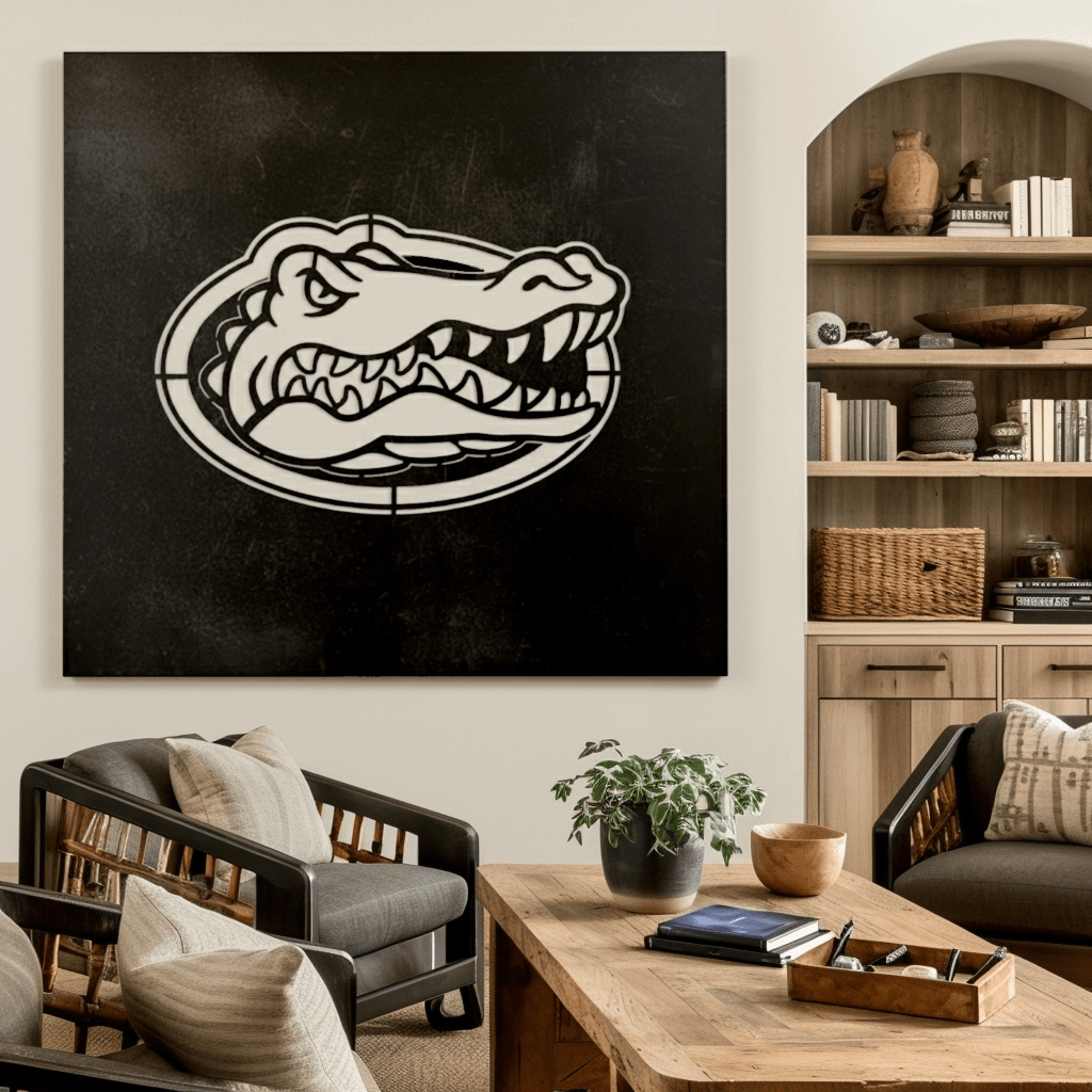 The Oval Gator - Metal Wall Art - Square Forge - Anthem Classic