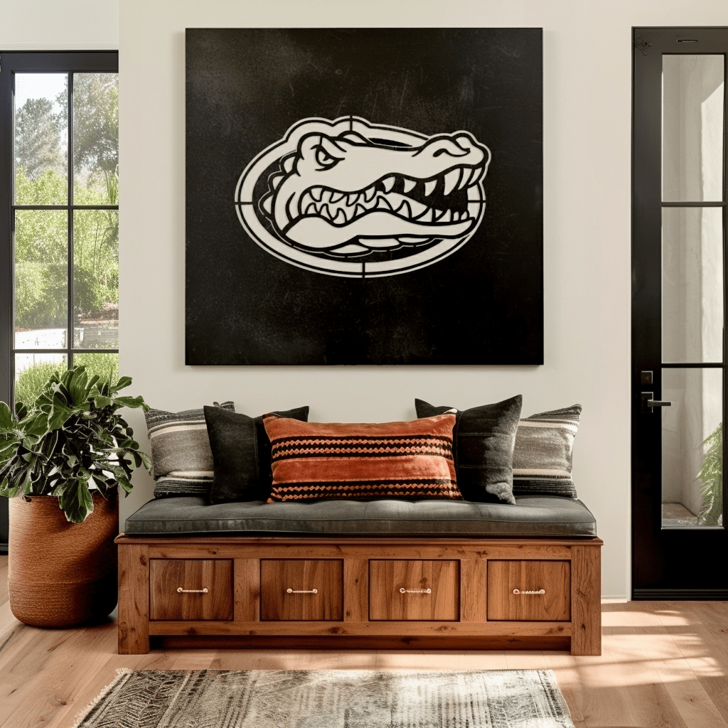 The Oval Gator - Metal Wall Art - Square Forge - Anthem Classic