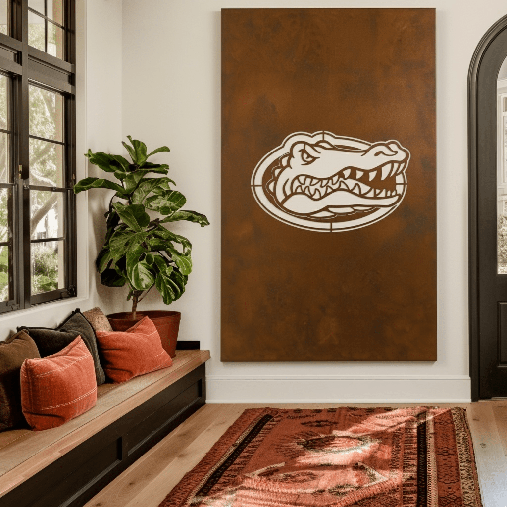 The Oval Gator - Wall Art - Portrait Umber - Anthem Classic