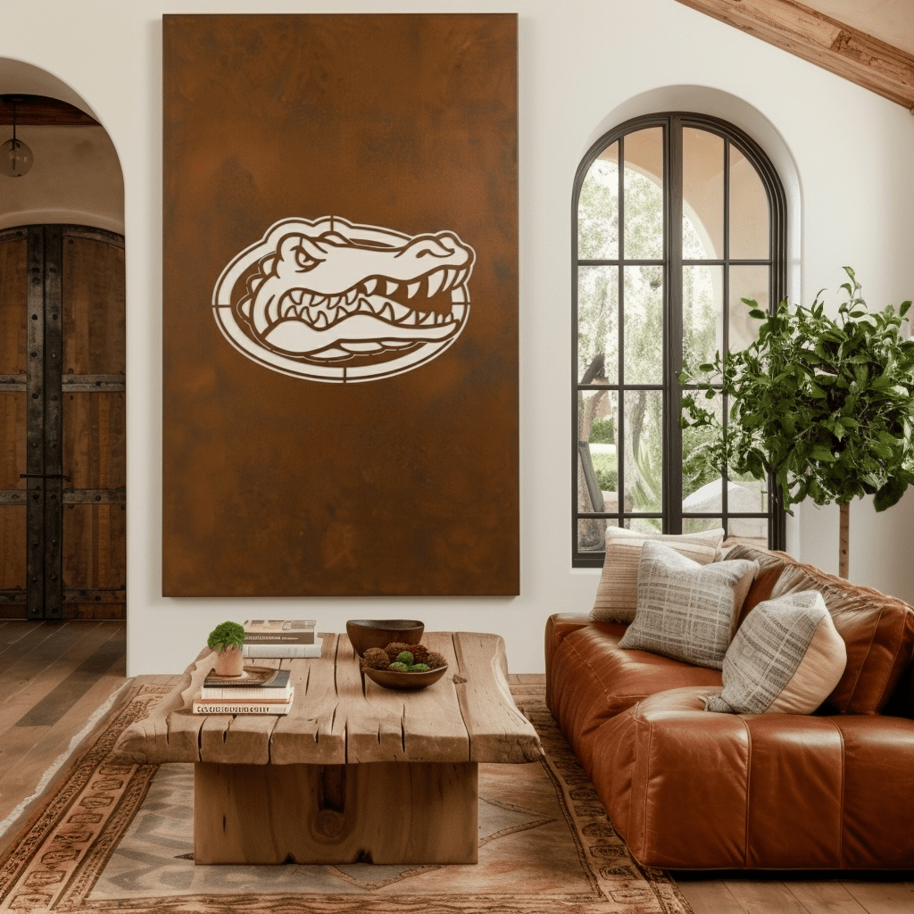 The Oval Gator - Wall Art - Portrait Umber - Anthem Classic