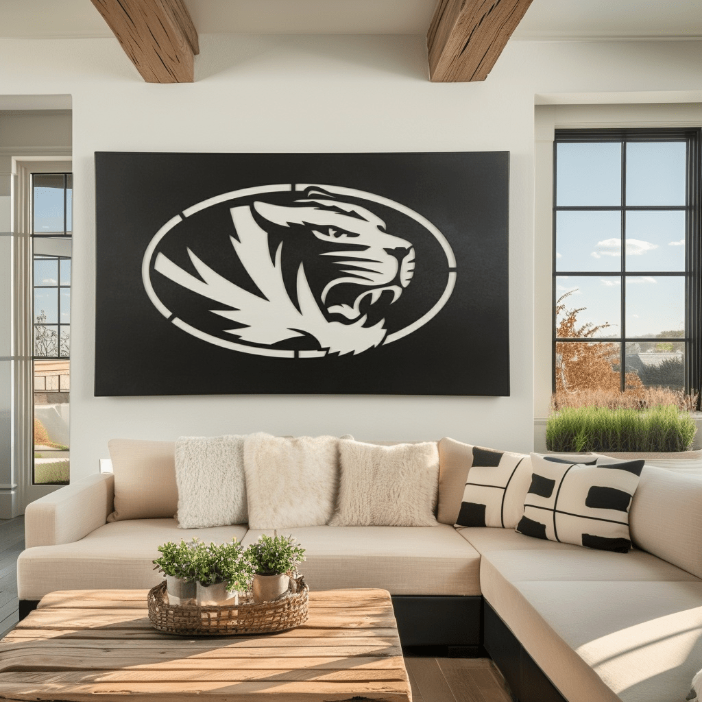 The Oval Tiger - Metal Wall Art - Landscape Forge - Anthem Classic