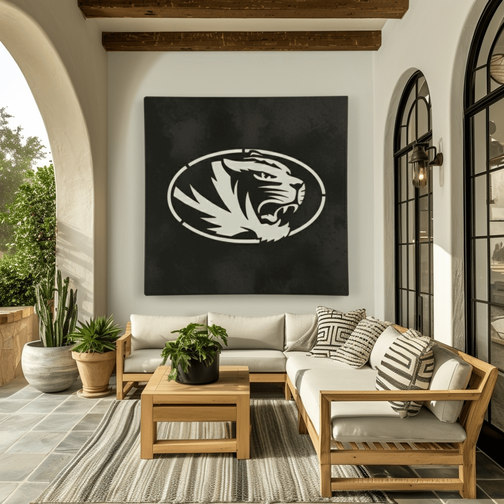 The Oval Tiger - Metal Wall Art - Square Forge - Anthem Classic