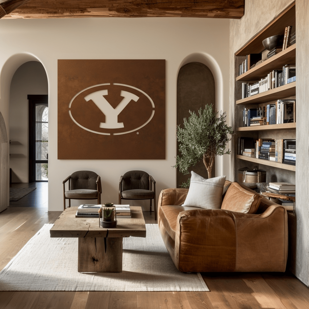 The Oval Y - Metal Wall Art - Square Umber - Anthem Classic