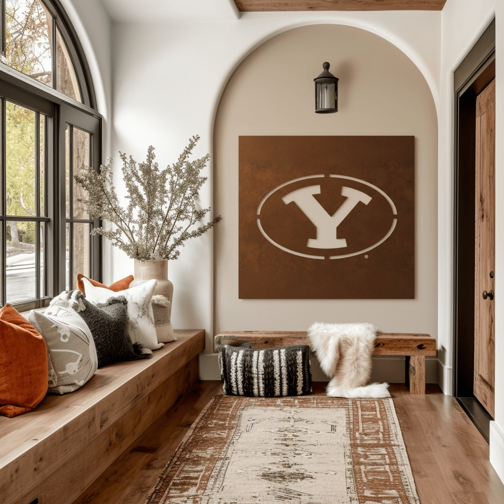 The Oval Y - Metal Wall Art - Square Umber - Anthem Classic