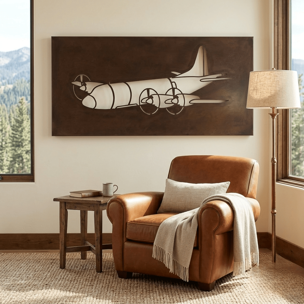 The P3 Orion - Metal Wall Art - Umber - Anthem Classic