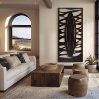 The Paddleboard - Metal Wall Art - Umber