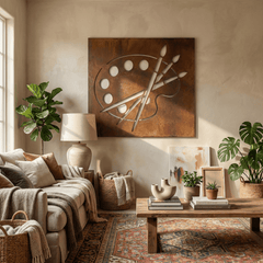 The Painter's Palette - Metal Wall Art - Anthem Classic