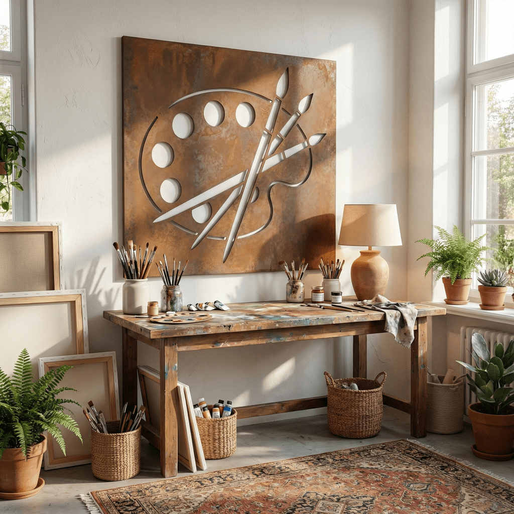 The Painter's Palette - Metal Wall Art - Anthem Classic