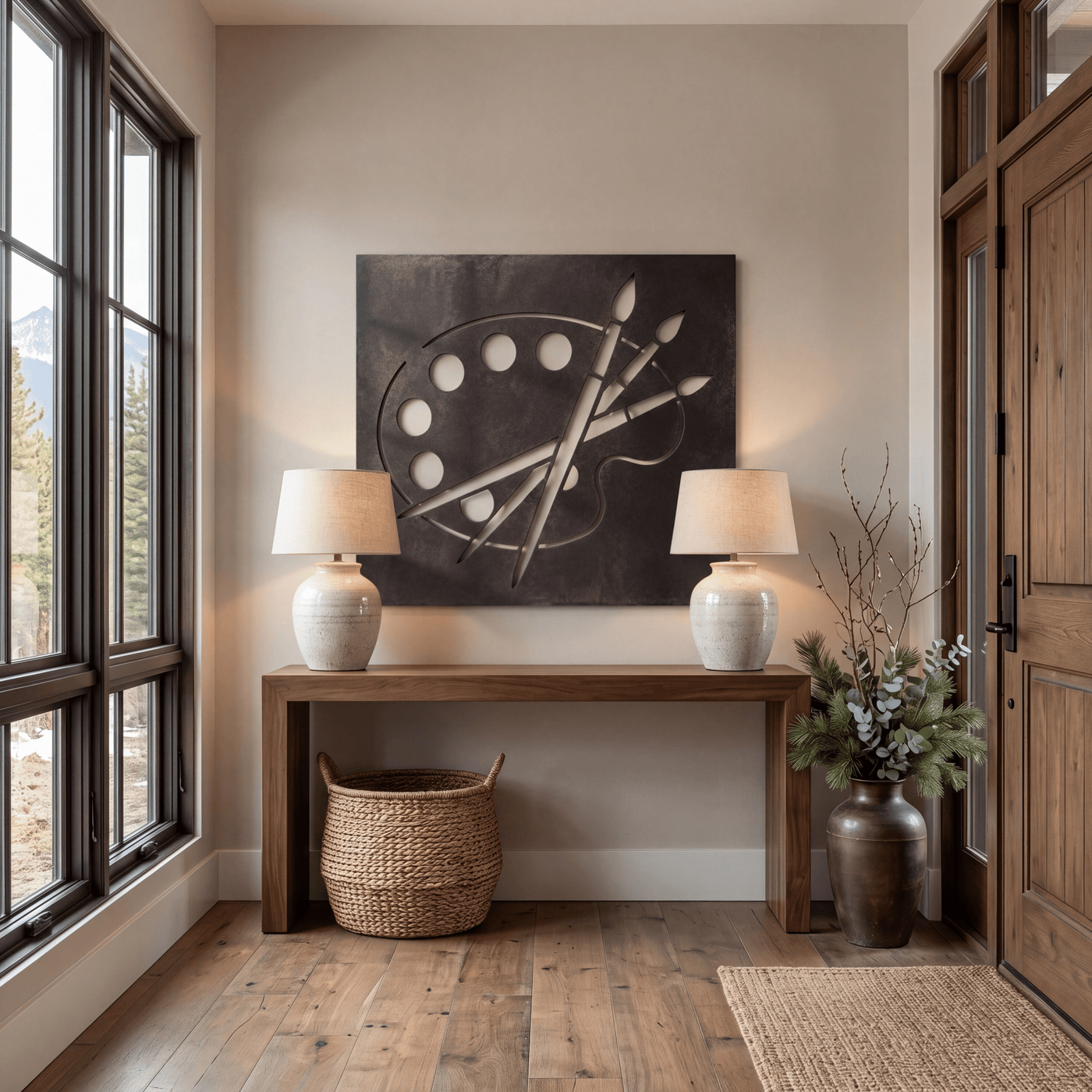 The Painter's Palette - Metal Wall Art - Forge - Anthem Classic