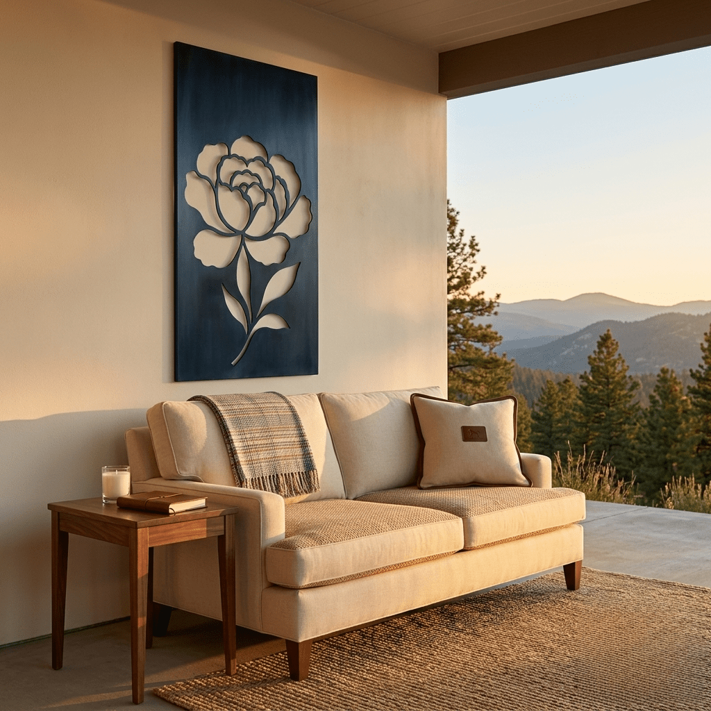 The Peony - Metal Wall Art - Forge - Anthem Classic