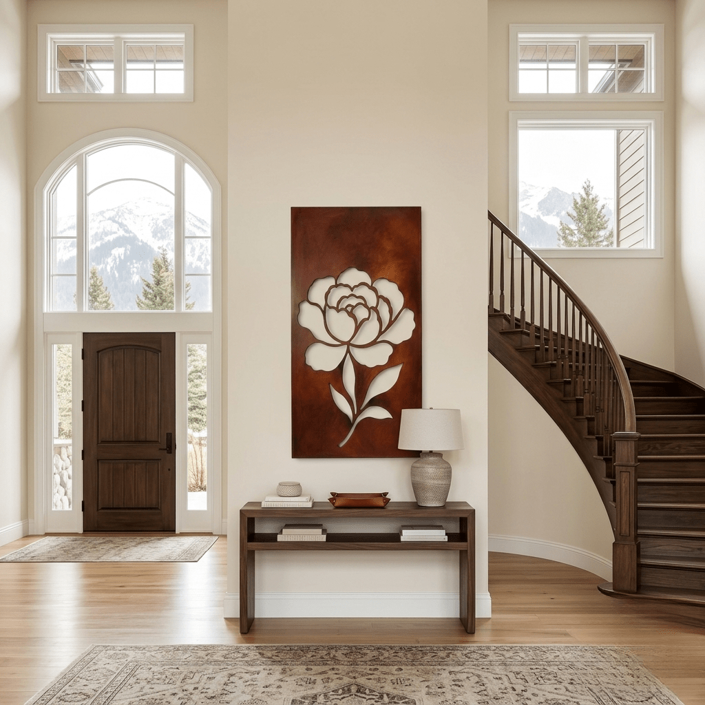 The Peony - Metal Wall Art - Oxide - Anthem Classic