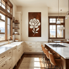 The Peony - Metal Wall Art - Oxide - Anthem Classic