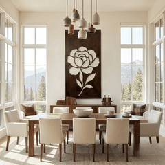 The Peony - Metal Wall Art - Umber - Anthem Classic