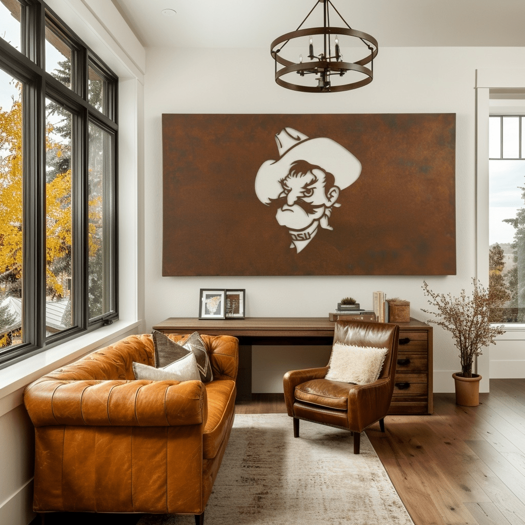 The Pete - Metal Wall Art - Landscape Umber - Anthem Classic