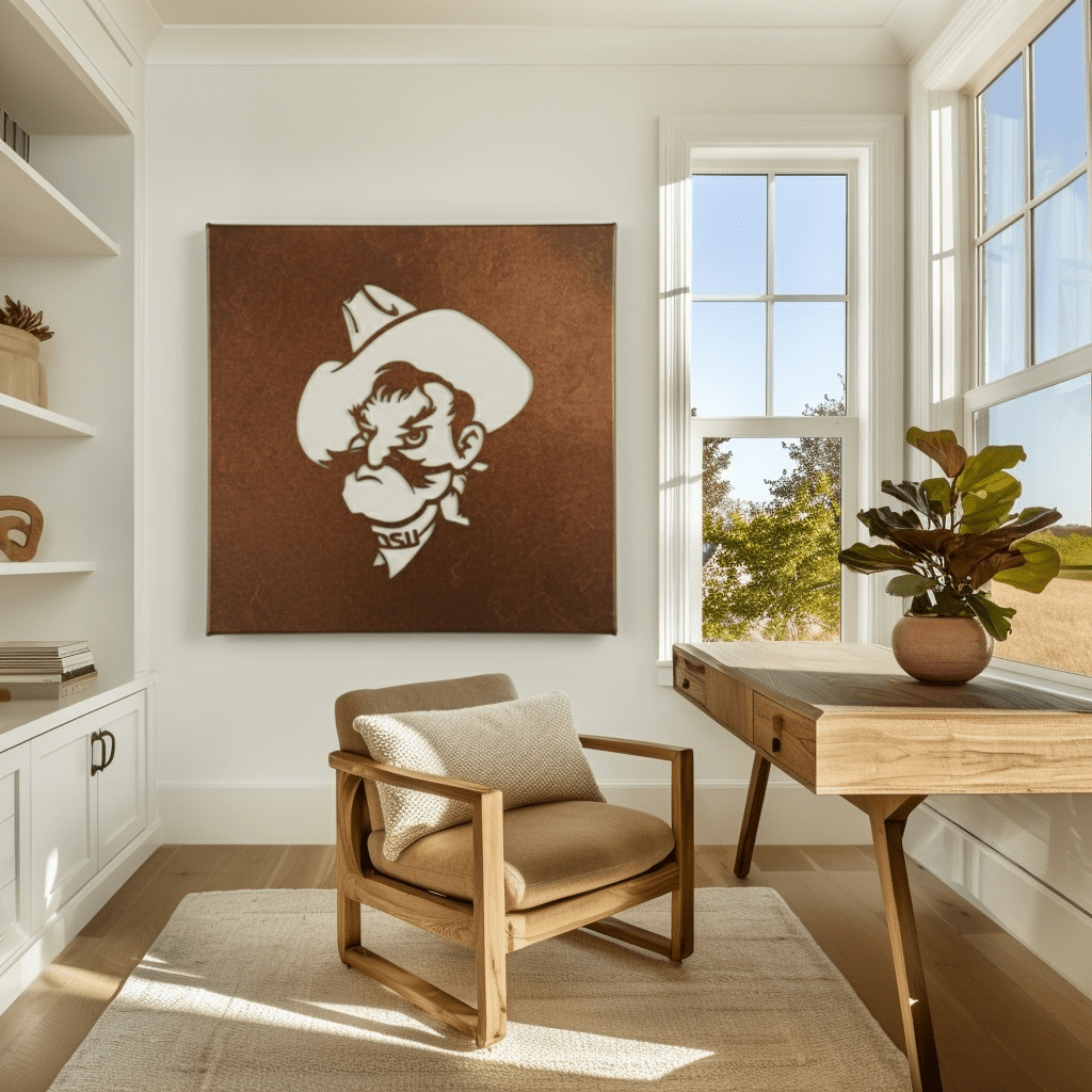 The Pete - Metal Wall Art - Square Umber - Anthem Classic