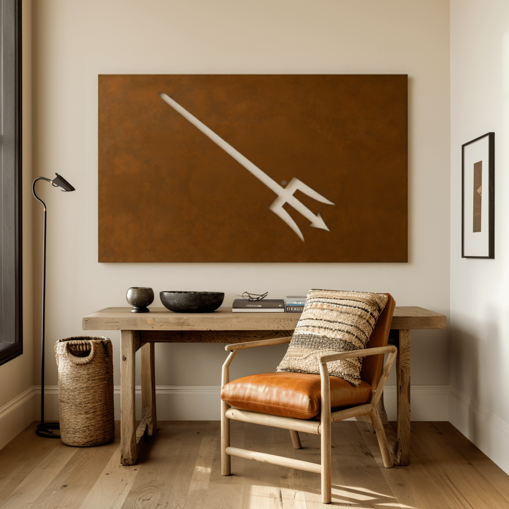 The Piercing Pitchfork - Wall Art - Landscape Umber - Anthem Classic