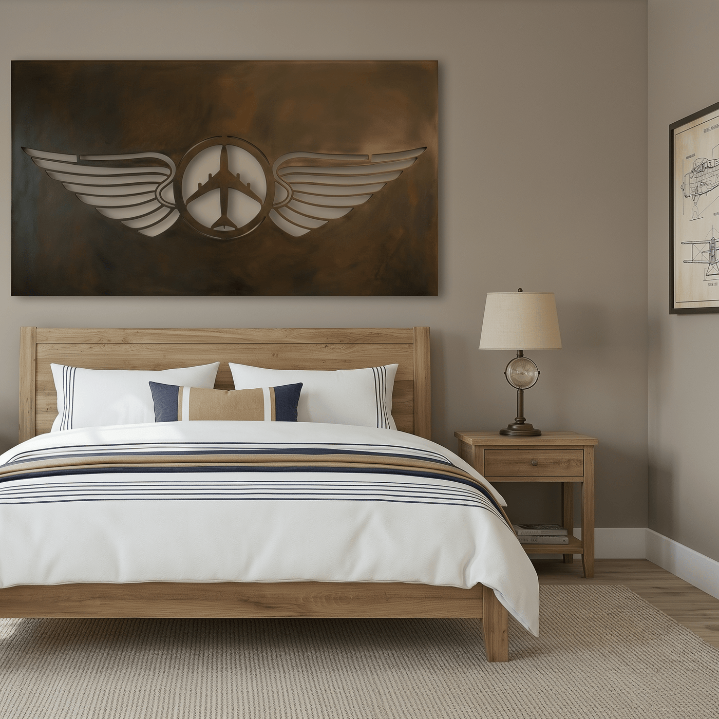 The Pilot's Badge - Metal Wall Art - Anthem Classic