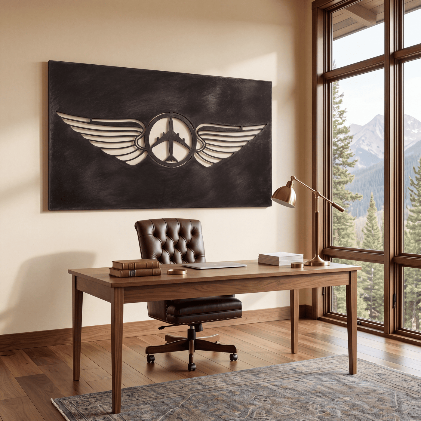 The Pilot's Badge - Metal Wall Art - Forge - Anthem Classic