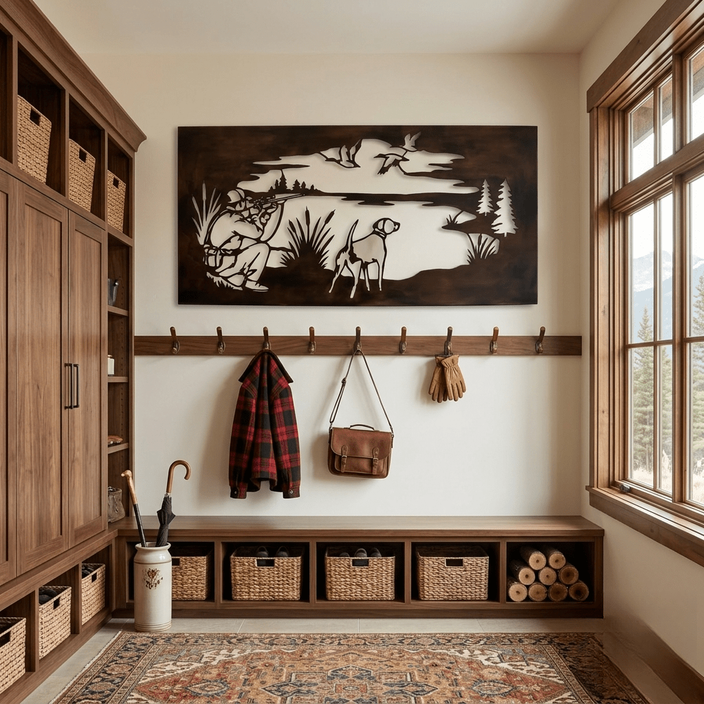 The Point - Metal Wall Art - Umber - Anthem Classic