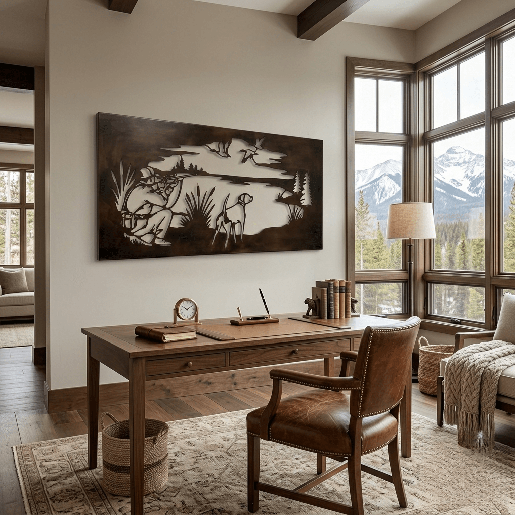 The Point - Metal Wall Art - Umber - Anthem Classic
