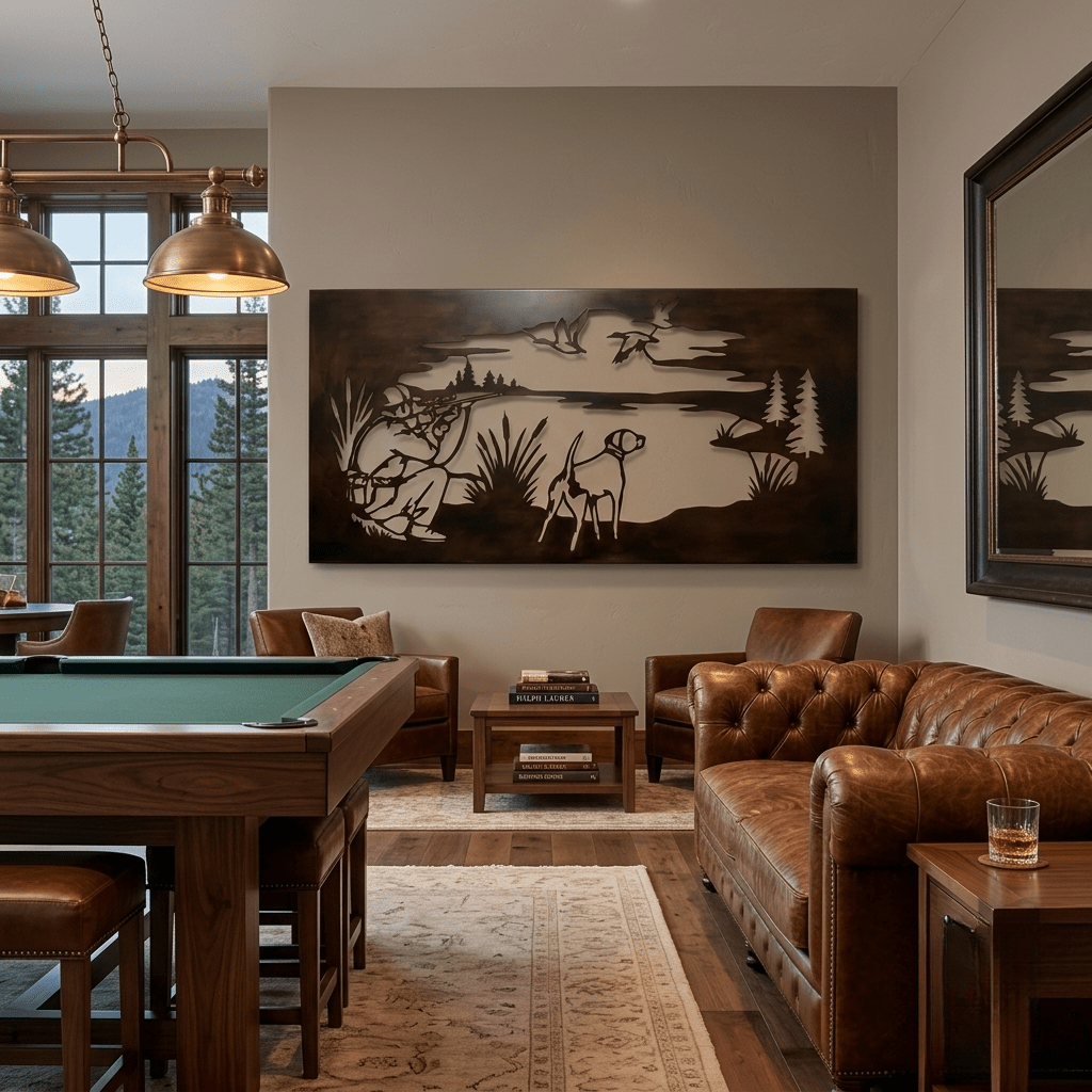 The Point - Metal Wall Art - Umber - Anthem Classic