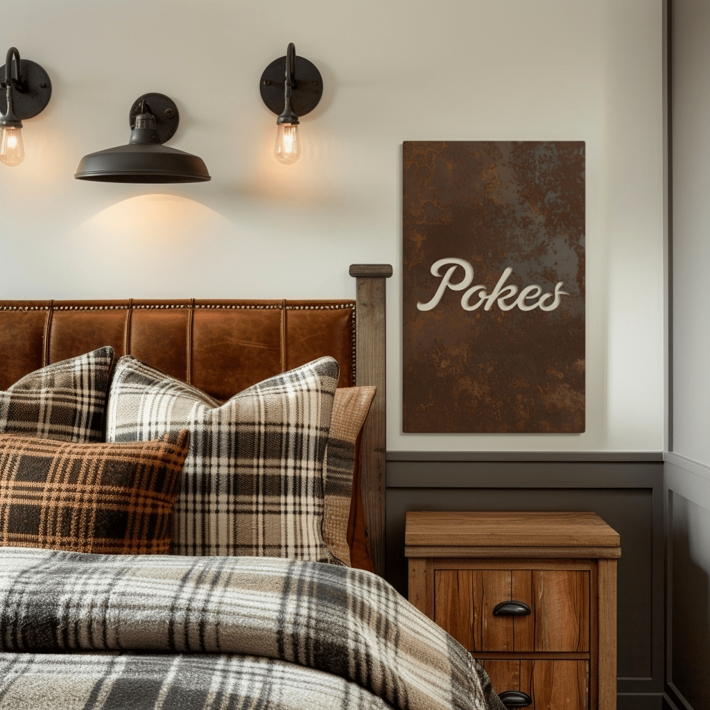 The Pokes - Metal Wall Art - Portrait Umber - Anthem Classic