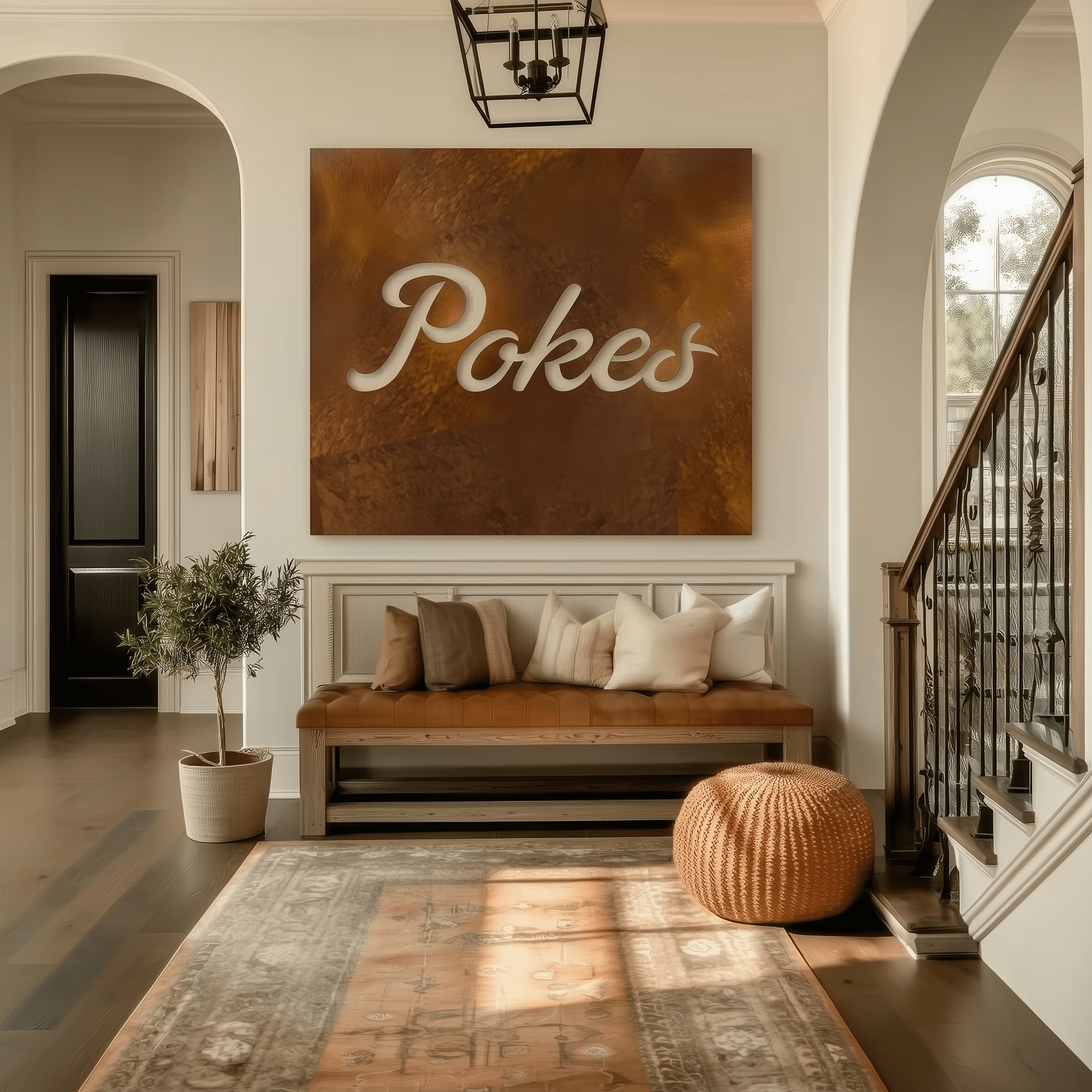 The Pokes - Metal Wall Art - Square - Anthem Classic