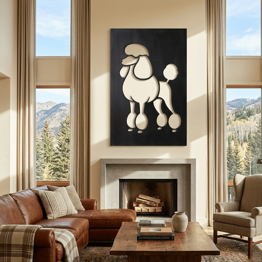 The Poodle - Metal Wall Art - Forge - Anthem Classic
