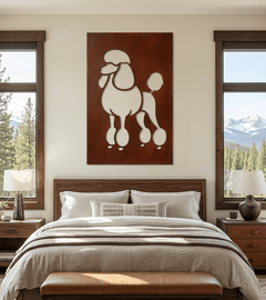 The Poodle - Metal Wall Art - Oxide - Anthem Classic