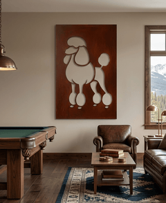 The Poodle - Metal Wall Art - Oxide - Anthem Classic