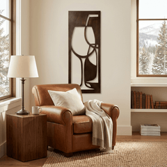 The Pour - Metal Wall Art - Umber - Anthem Classic