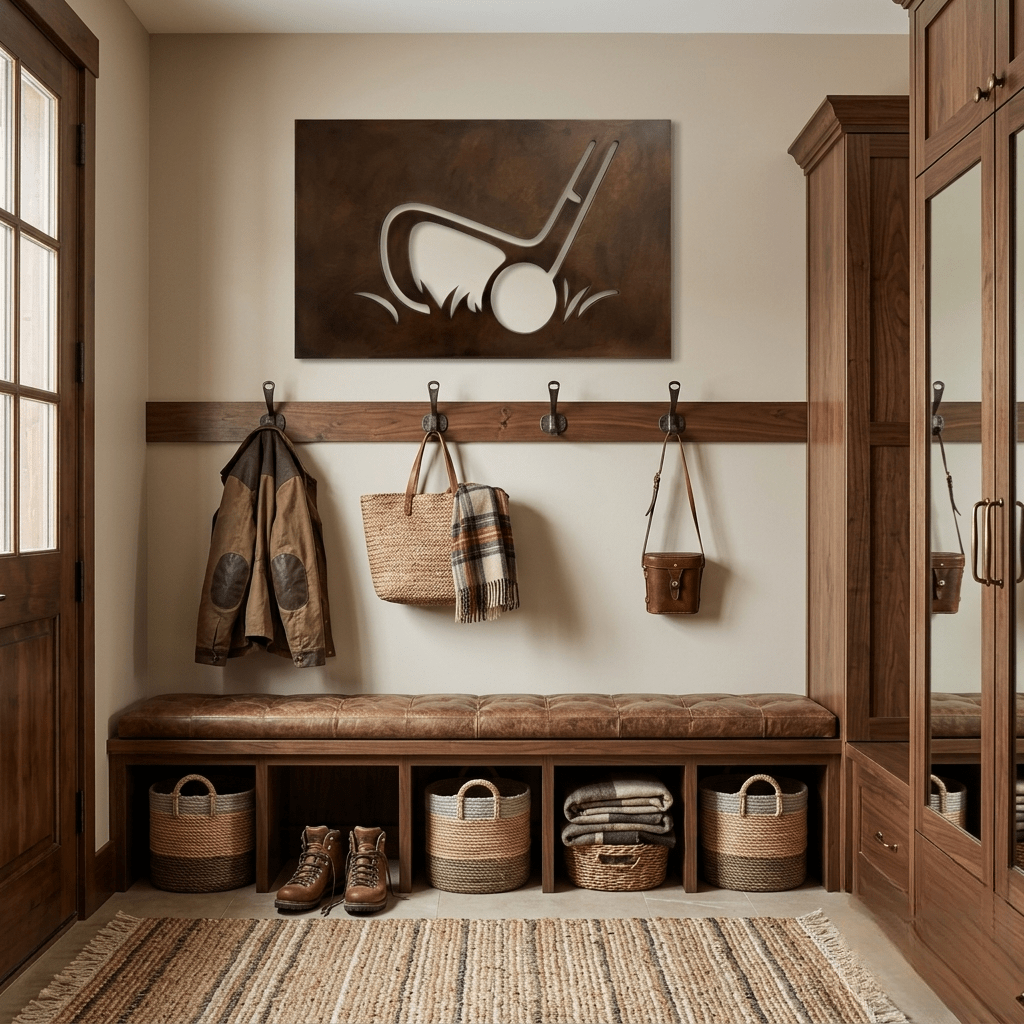 The Precision Chip - Metal Wall Art - Umber - Anthem Classic