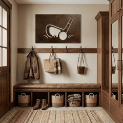 The Precision Chip - Metal Wall Art - Umber - Anthem Classic