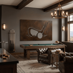 The Precision Chip - Metal Wall Art - Umber - Anthem Classic