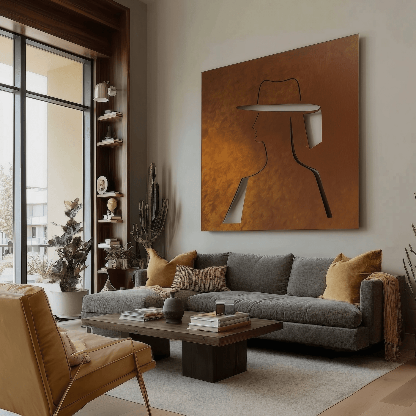 The Profile - Metal Wall Art - Anthem Classic