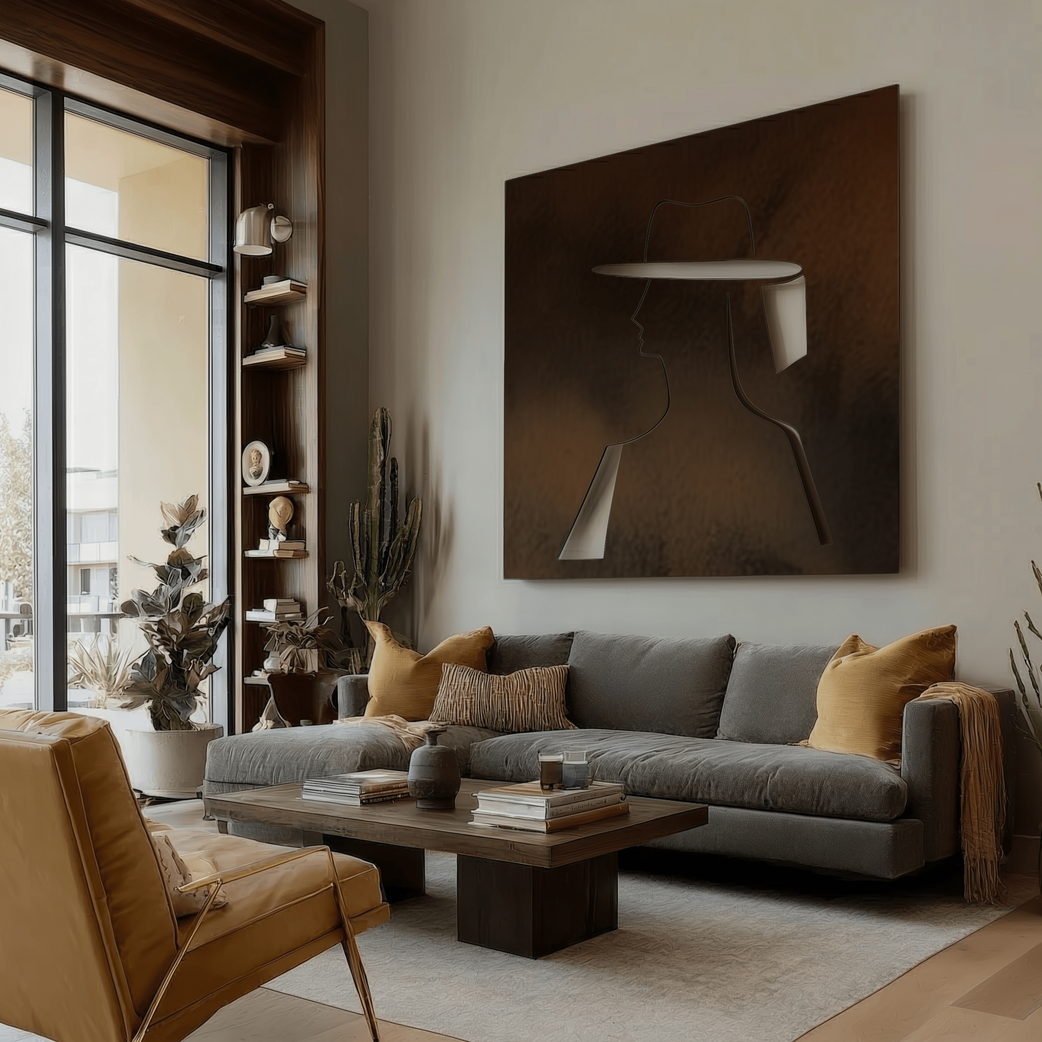 The Profile - Metal Wall Art - Anthem Classic