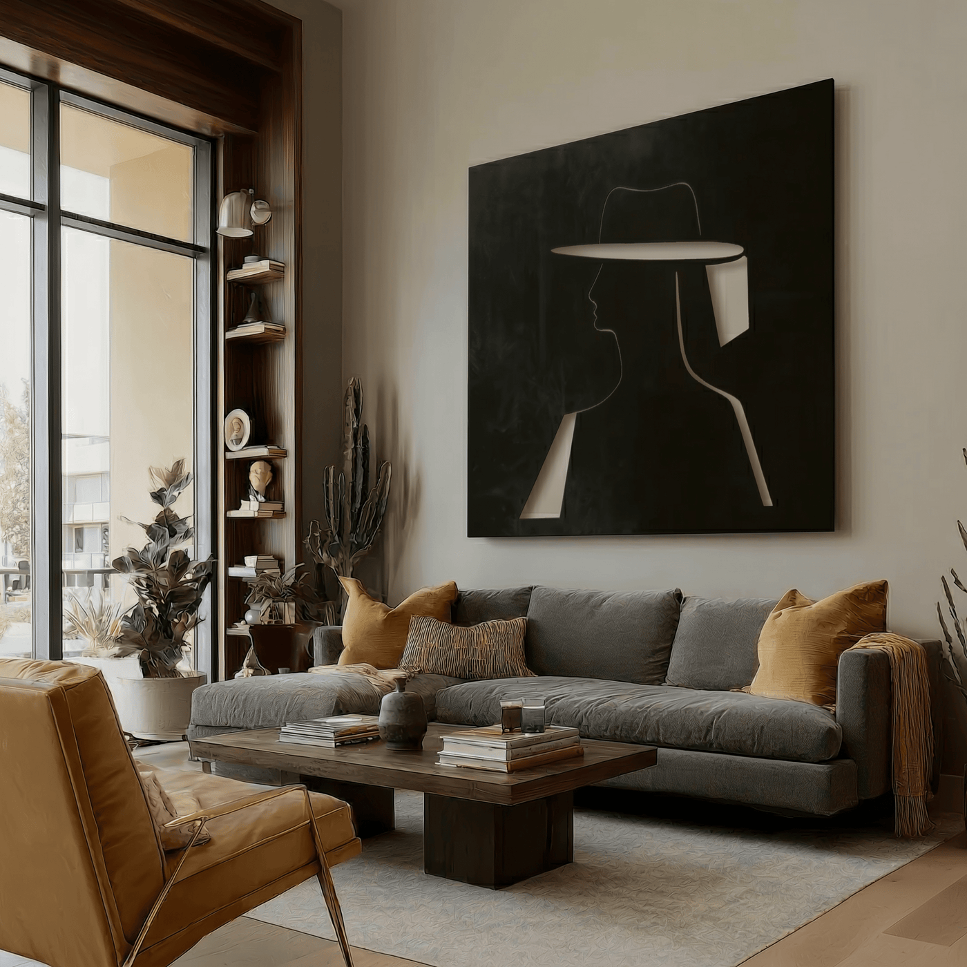 The Profile - Metal Wall Art - Anthem Classic