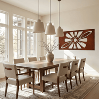 The Propeller Form - Metal Wall Art - Oxide
