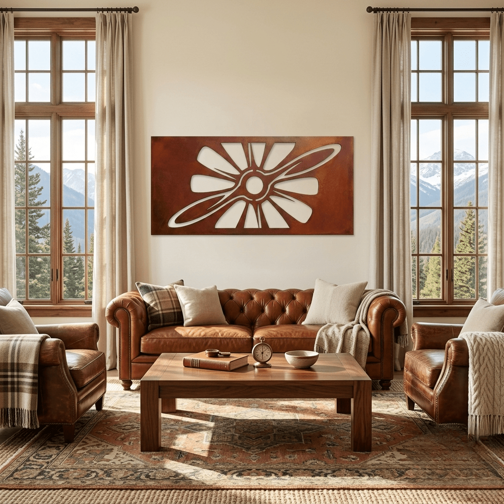 The Propeller Form - Metal Wall Art - Oxide - Anthem Classic
