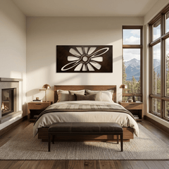 The Propeller Form - Metal Wall Art - Umber - Anthem Classic